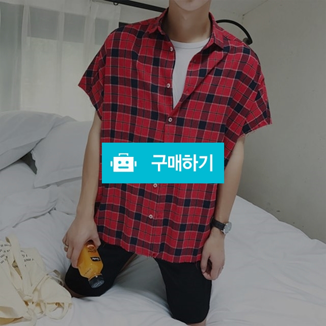 유얼마인 컷팅 체크남방 / 유얼마인_맨 / 디비디비 / 구매하기 / 특가할인