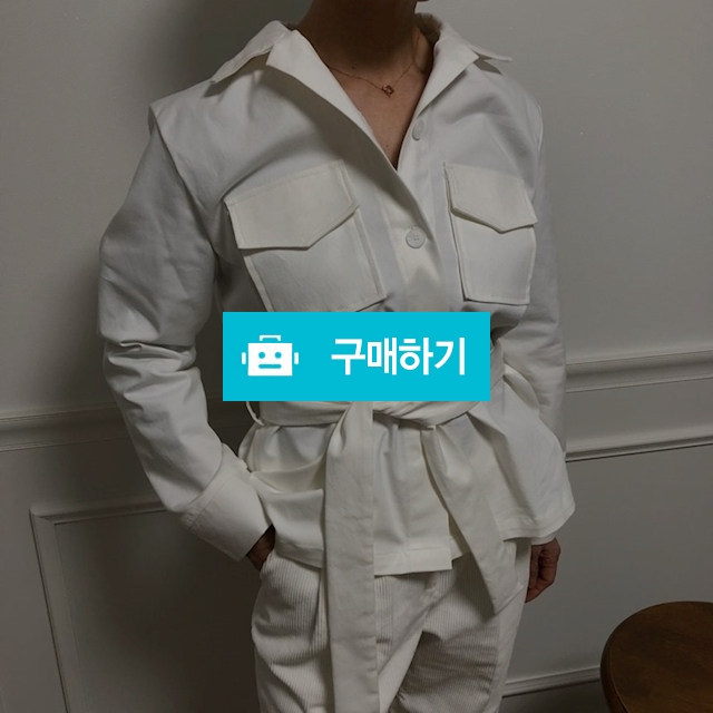 투 포켓 허리끈 셔츠 자켓 / DRESSONG / 디비디비 / 구매하기 / 특가할인