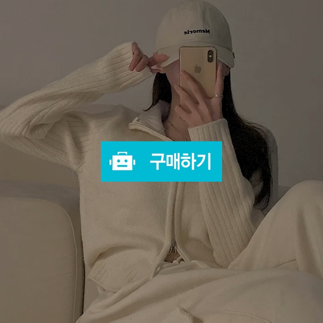 [MD소장/가을신상] 국내제작 전국 최저가 도브 써클 투웨이 자수 로고 카라 니트 집업 (3color) / 라엘르 Laelle / 디비디비 / 구매하기 / 특가할인