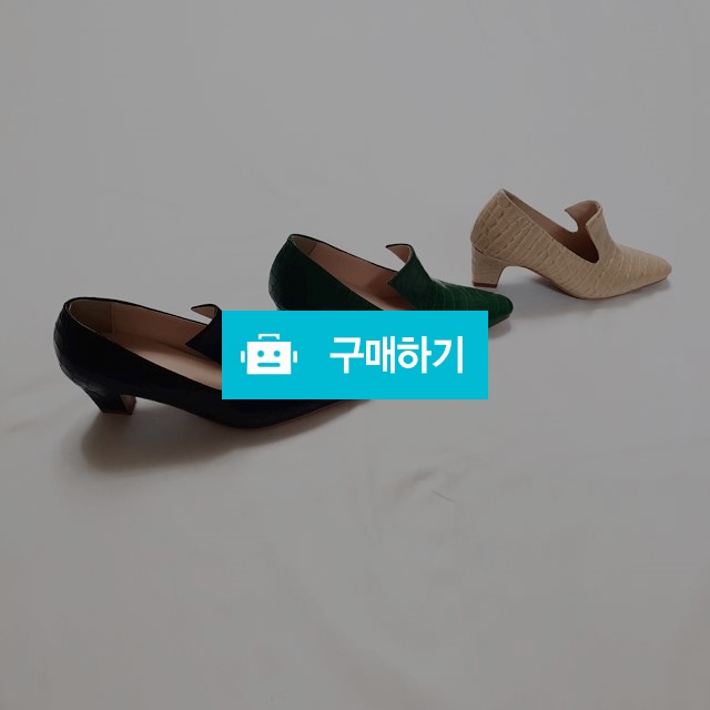 뱀피 펌프스 미들힐 / 폭신 / 디비디비 / 구매하기 / 특가할인