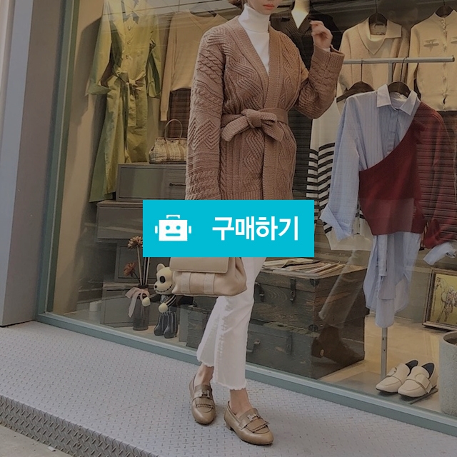 꽈배기 벨트 울 니트 로브가디건 / 루디아언니님의 스토어 / 디비디비 / 구매하기 / 특가할인