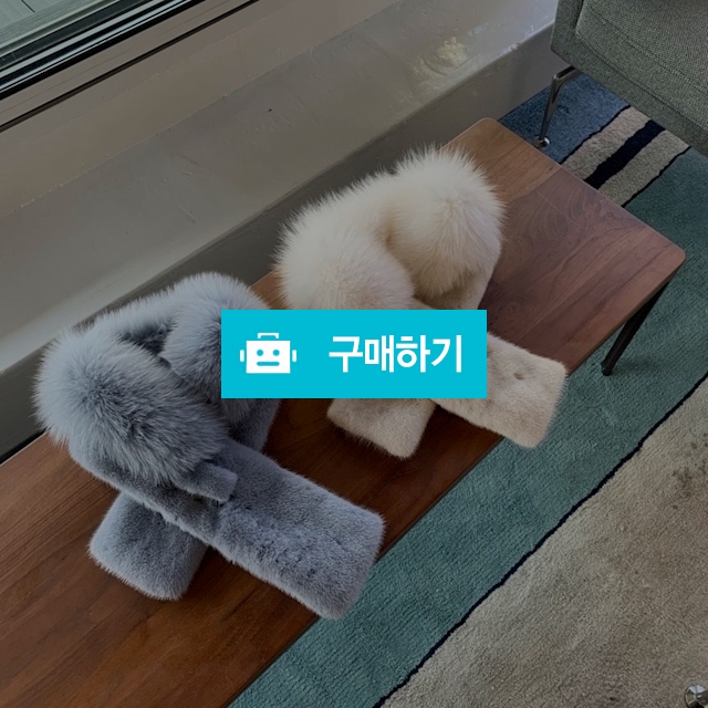 레이스 통밍크 머플러 (밍크&폭스 콤비 목도리) / 모어클로딩 / 디비디비 / 구매하기 / 특가할인