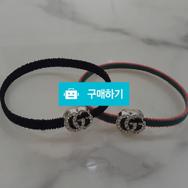 구찌 큐빅헤어끈(2color) / 노벨티샵 / 디비디비 / 구매하기 / 특가할인