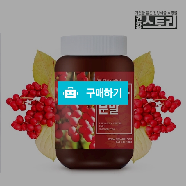 건강스토리 국내산 오미자 분말 200g / 건강스토리 / 디비디비 / 구매하기 / 특가할인