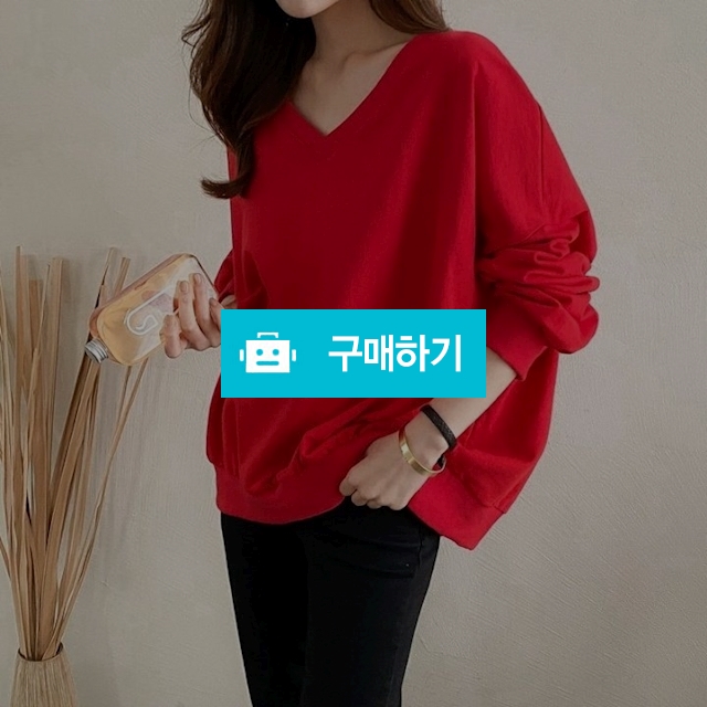 라인브이 루즈핏 티셔츠 / 라라샵 / 디비디비 / 구매하기 / 특가할인