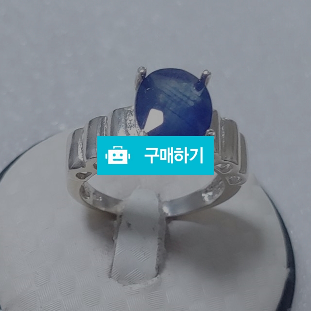 Natural blue sapphire 925silver ring  사파이어반지 / PersonalStoneA / 디비디비 / 구매하기 / 특가할인