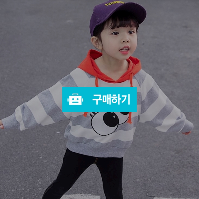 더아우라 왕눈이 후드 맨투맨 / 더아우라 / 디비디비 / 구매하기 / 특가할인