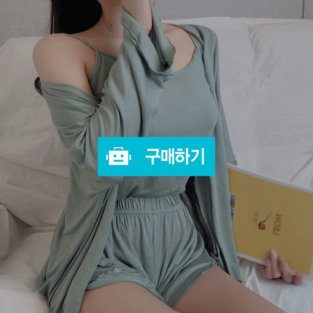 파우치 여름 파자마 잠옷 세트 가디건 나시 팬츠 SET / 만자린다님의 스토어 / 디비디비 / 구매하기 / 특가할인