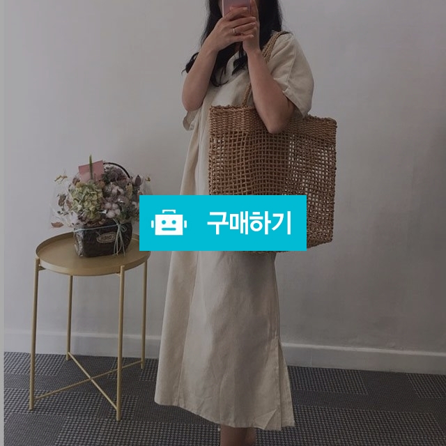 세련된 브이넥 린넨 롱 원피스 / 꼬르니숑님의 스토어 / 디비디비 / 구매하기 / 특가할인