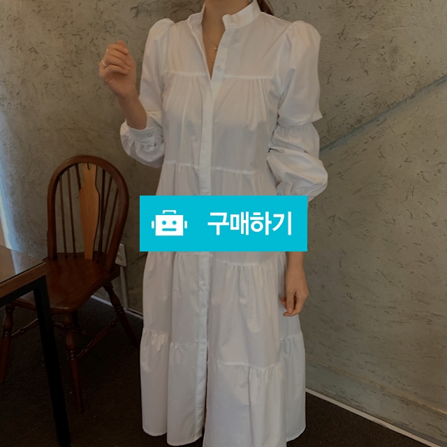 차이나넥 캉캉 퍼프 롱원피스  / 6310 / 디비디비 / 구매하기 / 특가할인