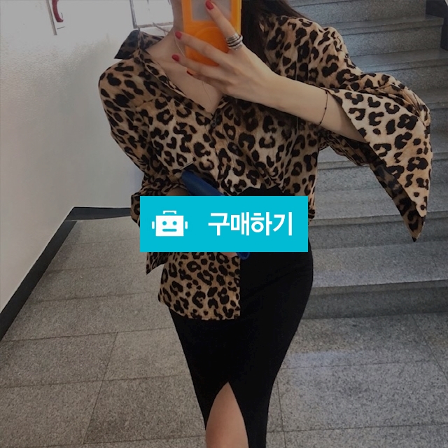 레오파드 롱블라우스 호피블라우스 / 엘콘도르님의 스토어 / 디비디비 / 구매하기 / 특가할인