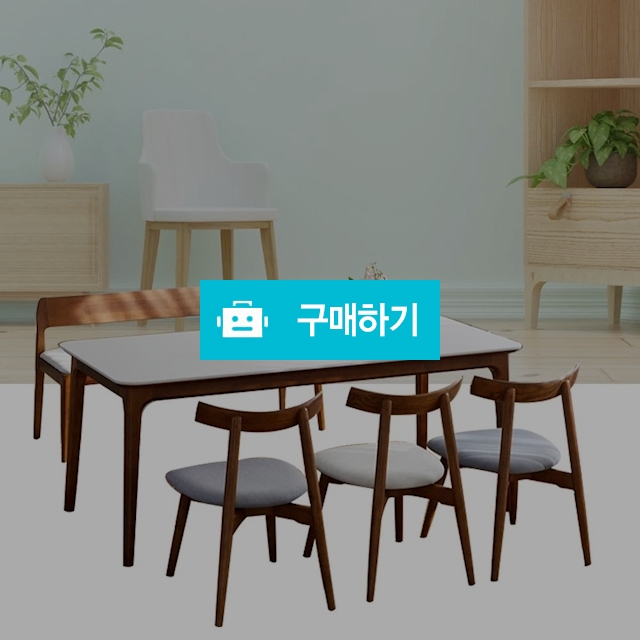 더원 6인용 포세린 세라믹식탁 세트 원목 식탁 사각 테이블 패브릭 의자 벤치형 1800 / 다모아아토즈님의 스토어 / 디비디비 / 구매하기 / 특가할인