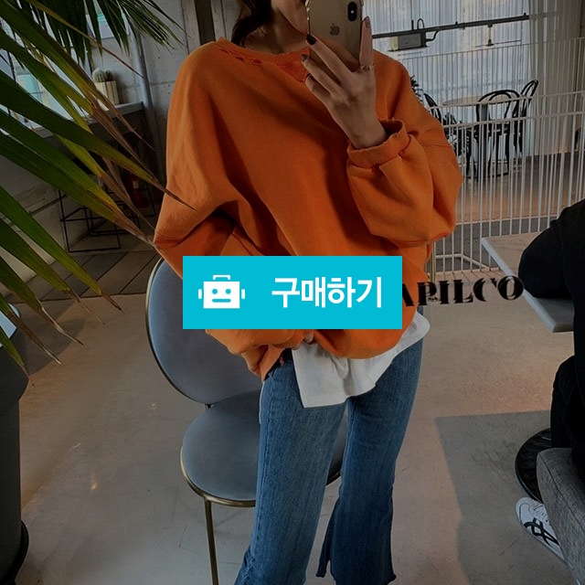 오버핏 라운드 무지 기모맨투맨 / 소이라인 / 디비디비 / 구매하기 / 특가할인