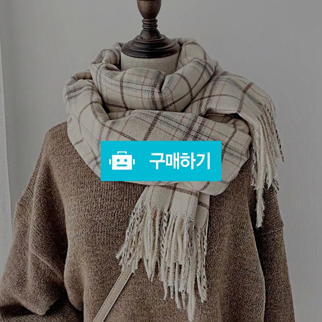 효니 체크 머플러 커플목도리 울 여성 쁘띠 여자 남성 짧은목도리 겨울 넥워머 / 슈에뜨지니 / 디비디비 / 구매하기 / 특가할인