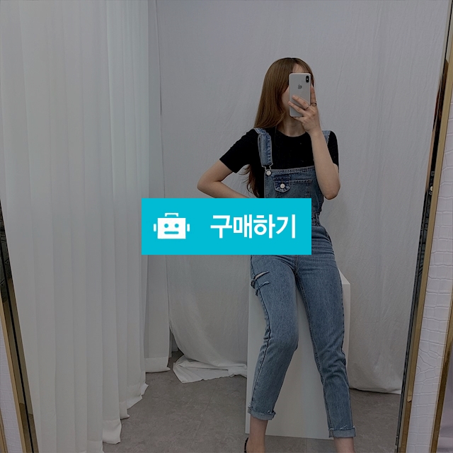 포켓 슬림 일자 멜빵 데님팬츠 / 비쥬벨르님의 스토어 / 디비디비 / 구매하기 / 특가할인