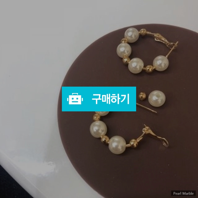 진주링귀걸이 / Pearl Marble / 디비디비 / 구매하기 / 특가할인