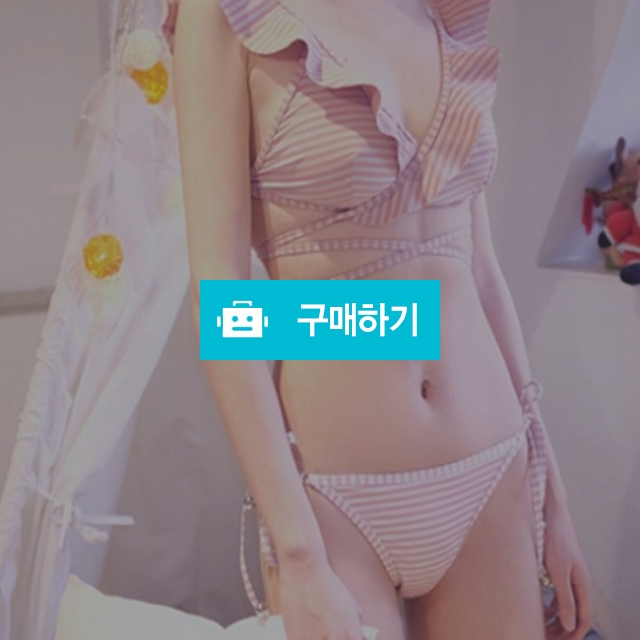 어깨프릴 비키니 / 신라상점 / 디비디비 / 구매하기 / 특가할인