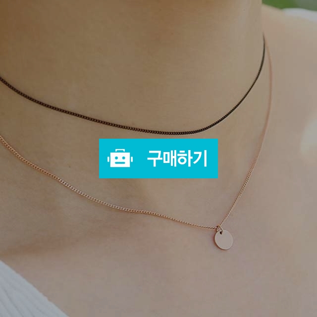 14K 블랙체인 초커 레이어드 목걸이 / 주아보석님의 스토어 / 디비디비 / 구매하기 / 특가할인
