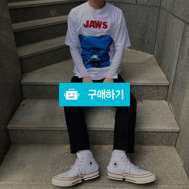 죠스 나염 반팔티 / 더모던데이 / 디비디비 / 구매하기 / 특가할인