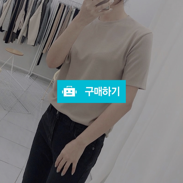 기모 라운드 이너 반팔티셔츠 / 파르크님의 스토어 / 디비디비 / 구매하기 / 특가할인