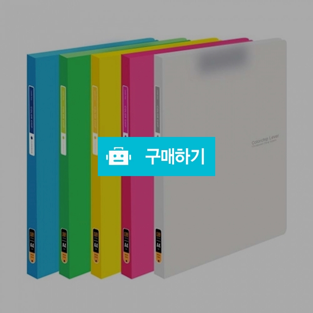 청운 PP커버 칼라칩 레버화일 A4 / 설래임 / 디비디비 / 구매하기 / 특가할인