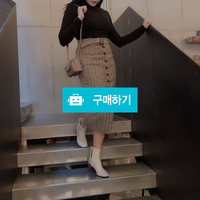 h라인 헤링본 트임 밴딩 롱스커트 /초특가세일 / 달리빈님의 스토어 / 디비디비 / 구매하기 / 특가할인