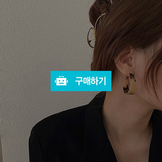 [HO]아크릴 호피 링귀걸이[은침] / elrismall님의 스토어 / 디비디비 / 구매하기 / 특가할인