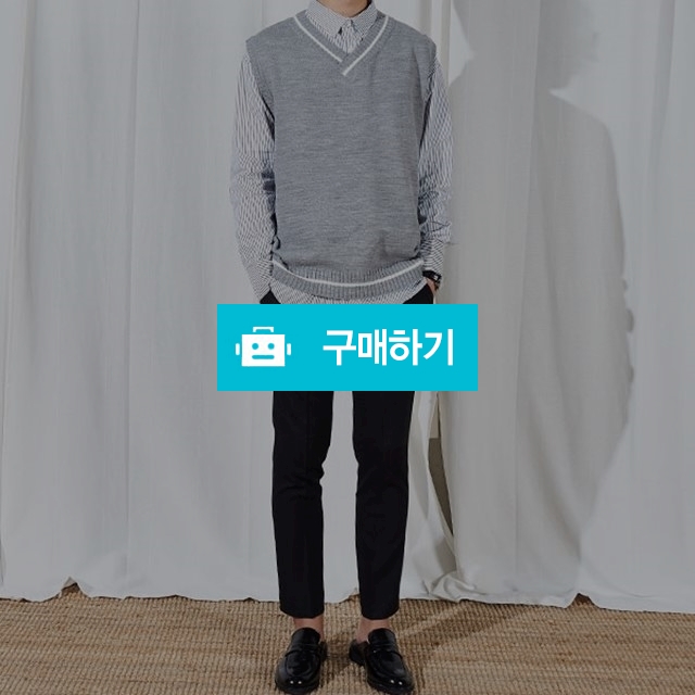브이넥 루즈핏 니트 조끼 14color / 세번째단추님의 스토어 / 디비디비 / 구매하기 / 특가할인