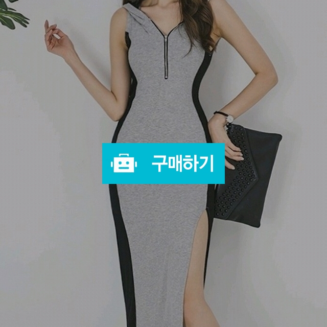 배색 후두 트임 원피스 / 장위동홍당무님의 스토어 / 디비디비 / 구매하기 / 특가할인