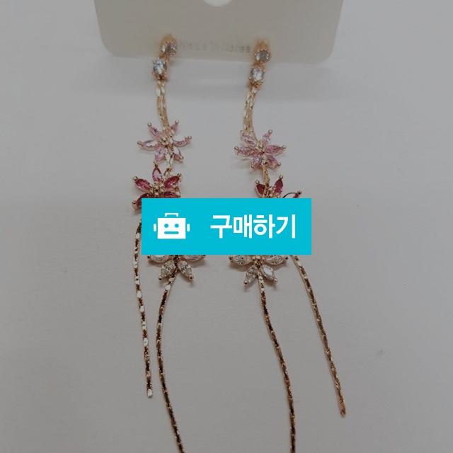 멀티 플라워 은침 드롭귀걸이 / 러블홀릭 / 디비디비 / 구매하기 / 특가할인