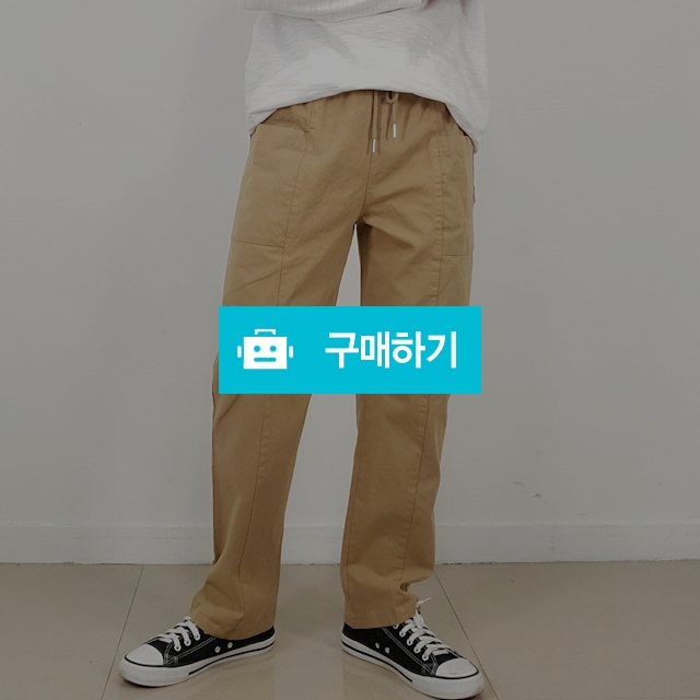 남자 와이드 카고 밴딩 면바지 퍼티그 / 스타일런님의 스토어 / 디비디비 / 구매하기 / 특가할인