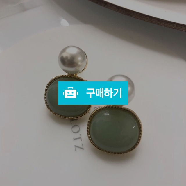 원석 앤틱 진주 귀걸이 / Pearl Marble / 디비디비 / 구매하기 / 특가할인