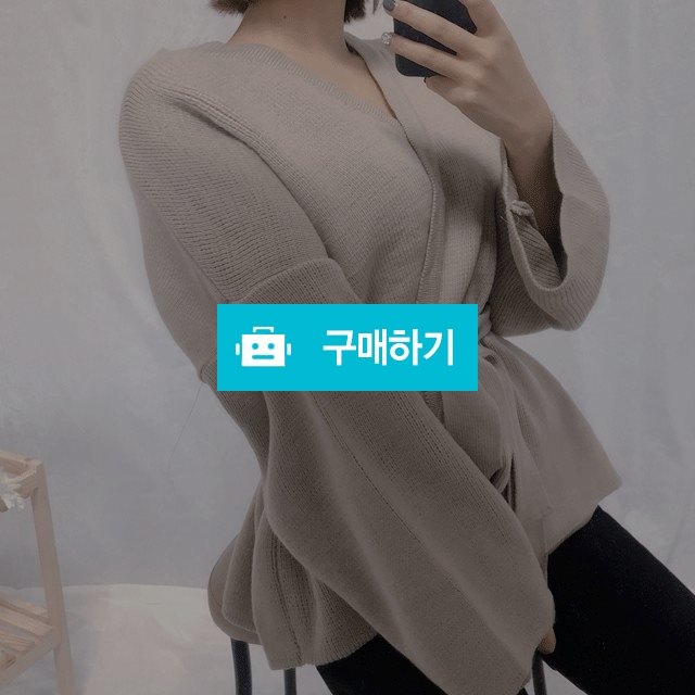 루즈핏 허리끈 니트 랩가디건(5color) / 만자린다님의 스토어 / 디비디비 / 구매하기 / 특가할인