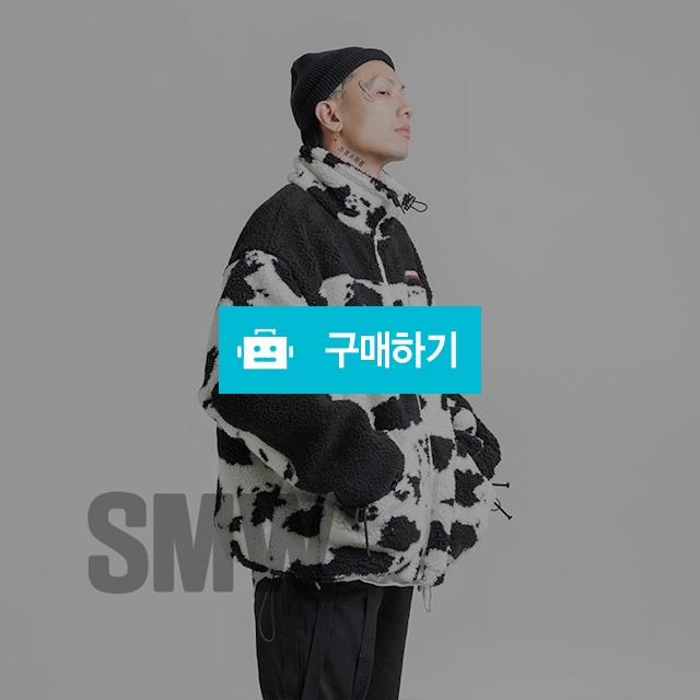 [TURNSOLE707×M.E] 스트릿 카우 패턴 양털 터틀 패딩 자켓 / SMW (Special Man Wear) / 디비디비 / 구매하기 / 특가할인