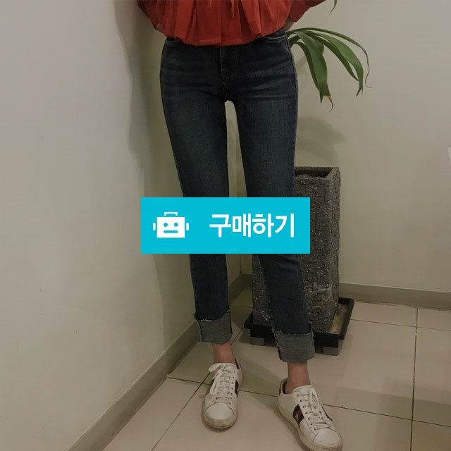 데님 롤업 9부 슬림핏 청바지 / 에브리콩 스토어 / 디비디비 / 구매하기 / 특가할인