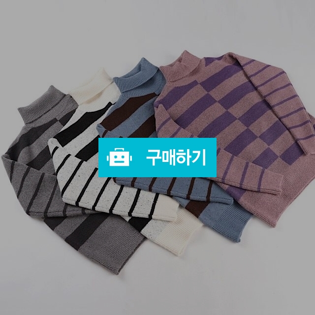 컬러블록 터틀넥 니트 / 아방가르드님의 스토어 / 디비디비 / 구매하기 / 특가할인