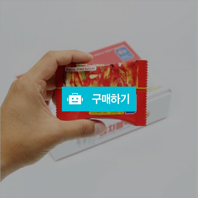 동결건조 김치블럭 10Gx5 / 여행용 백패킹 캠핑용 등산용 낚시용 / 현스 / 디비디비 / 구매하기 / 특가할인