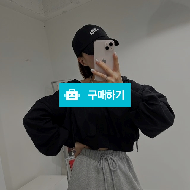 어반조이 로고 자수 후드 크롭 맨투맨 / 어반조이 / 디비디비 / 구매하기 / 특가할인