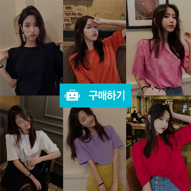 기본무지반팔티 / 여성쇼핑몰 이즈굿 / 디비디비 / 구매하기 / 특가할인