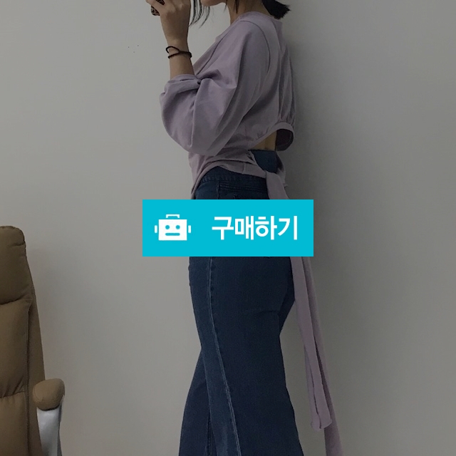 벌룬 뒷트임 슬림 리본 티셔츠 / 라운드님의 스토어 / 디비디비 / 구매하기 / 특가할인