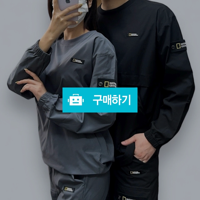 네셔널지오그래픽  아노락 와펜 맨투맨세트 / 모모대행사 / 디비디비 / 구매하기 / 특가할인