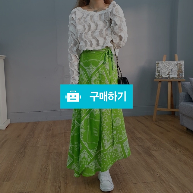 반다나 패턴 롱 랩스커트 / ullby님의 스토어 / 디비디비 / 구매하기 / 특가할인