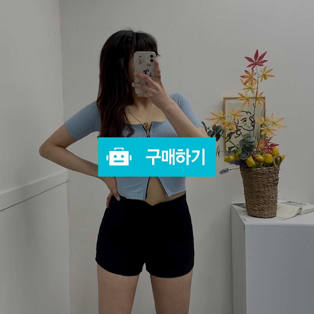 여성 스퀘어넥 투웨이 집업 반팔티 / 민클로즈 / 디비디비 / 구매하기 / 특가할인