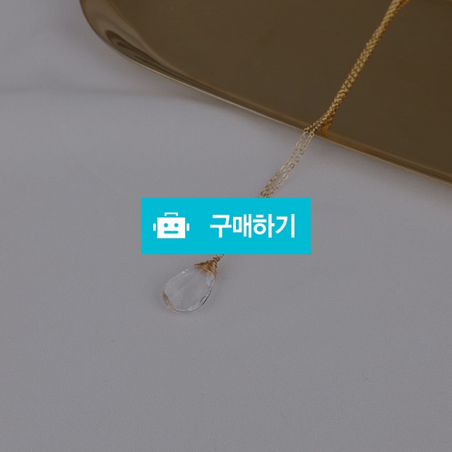 물방울 워터드롭 와이어링 롱 목걸이 / 메르봉봉 / 디비디비 / 구매하기 / 특가할인