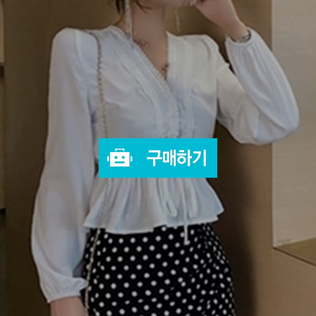 허리끈 블라우스 (2Color)  / 진엘리야 / 디비디비 / 구매하기 / 특가할인