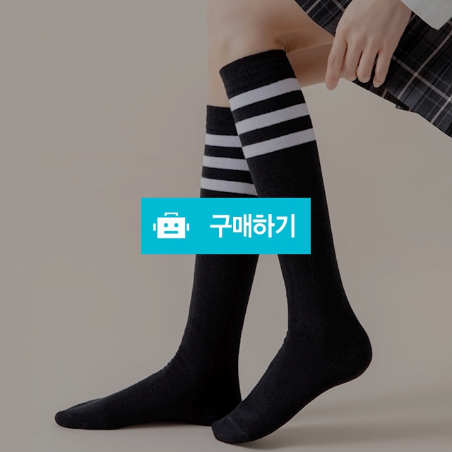 [당일출고] 5켤레 여성 스포티 3라인 니삭스 양말 / 앤어바웃 / 디비디비 / 구매하기 / 특가할인